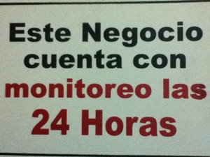 Este Negocio Cuenta con Monitorio.