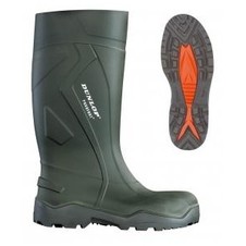 Bota de hule Dunlop.