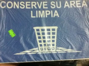 Conserve su Área Limpia.