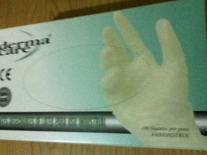 Caja de Guantes de Latex.