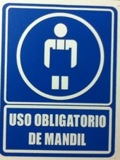 Uso Obligatorio de Mandil.