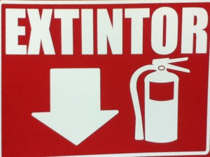 Extintor.