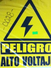 Peligro Alto Voltaje.