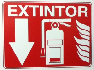 Extintor.