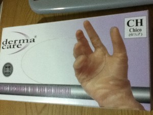Caja de Guantes de Vinil.