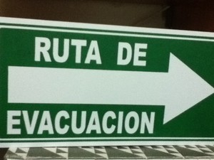 Ruta de Evacuación.