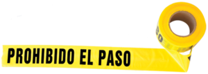 Cinta Prohibido el Paso.